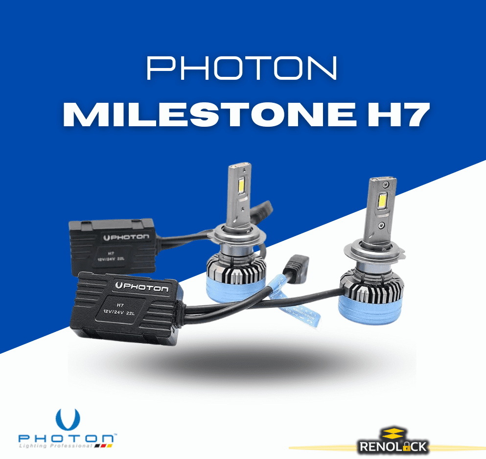 H7 Photon led sijalica/canbus Milstone serija/20000 lumena